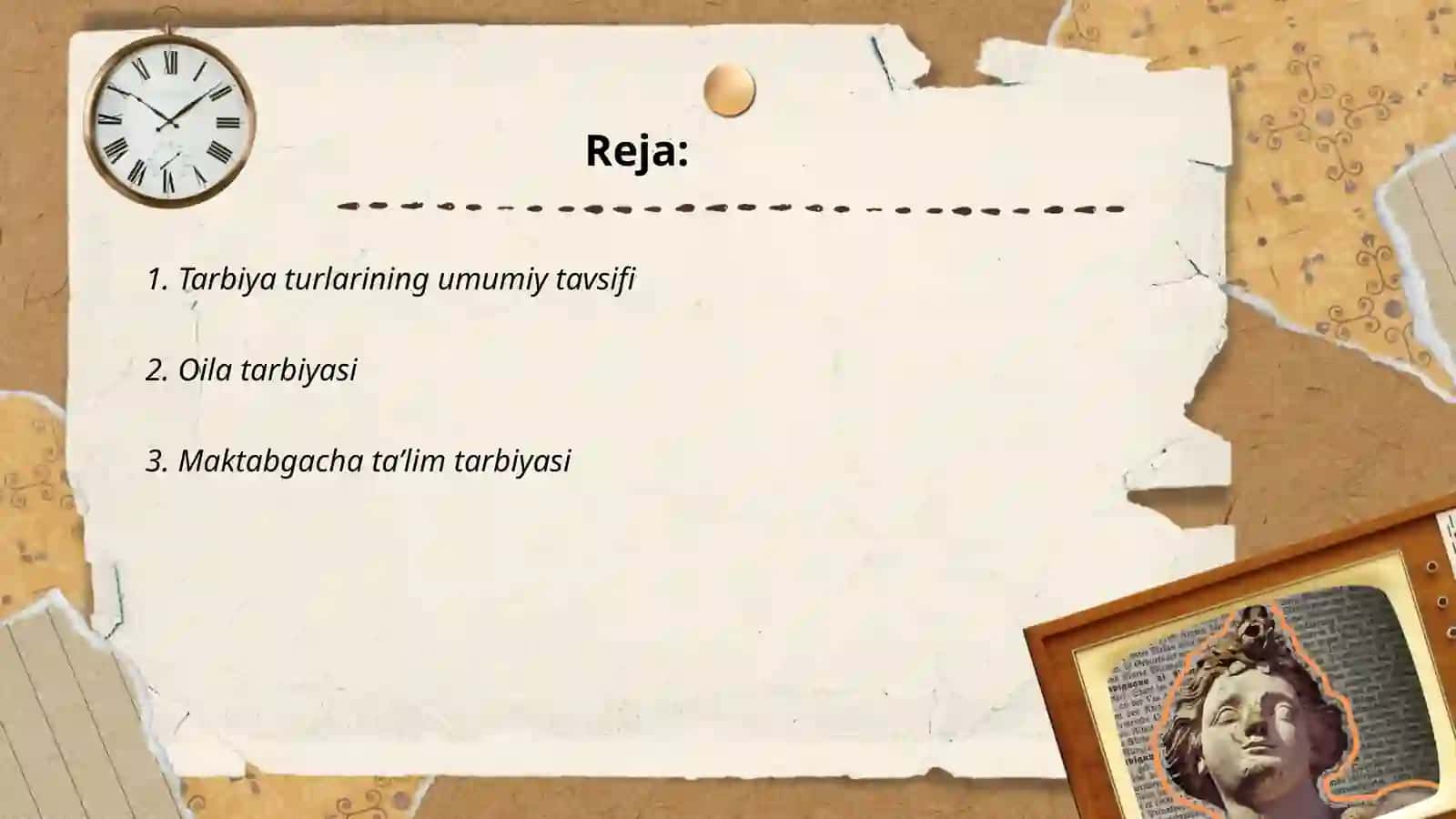 Tarbiya turlarining tavsifi 2
