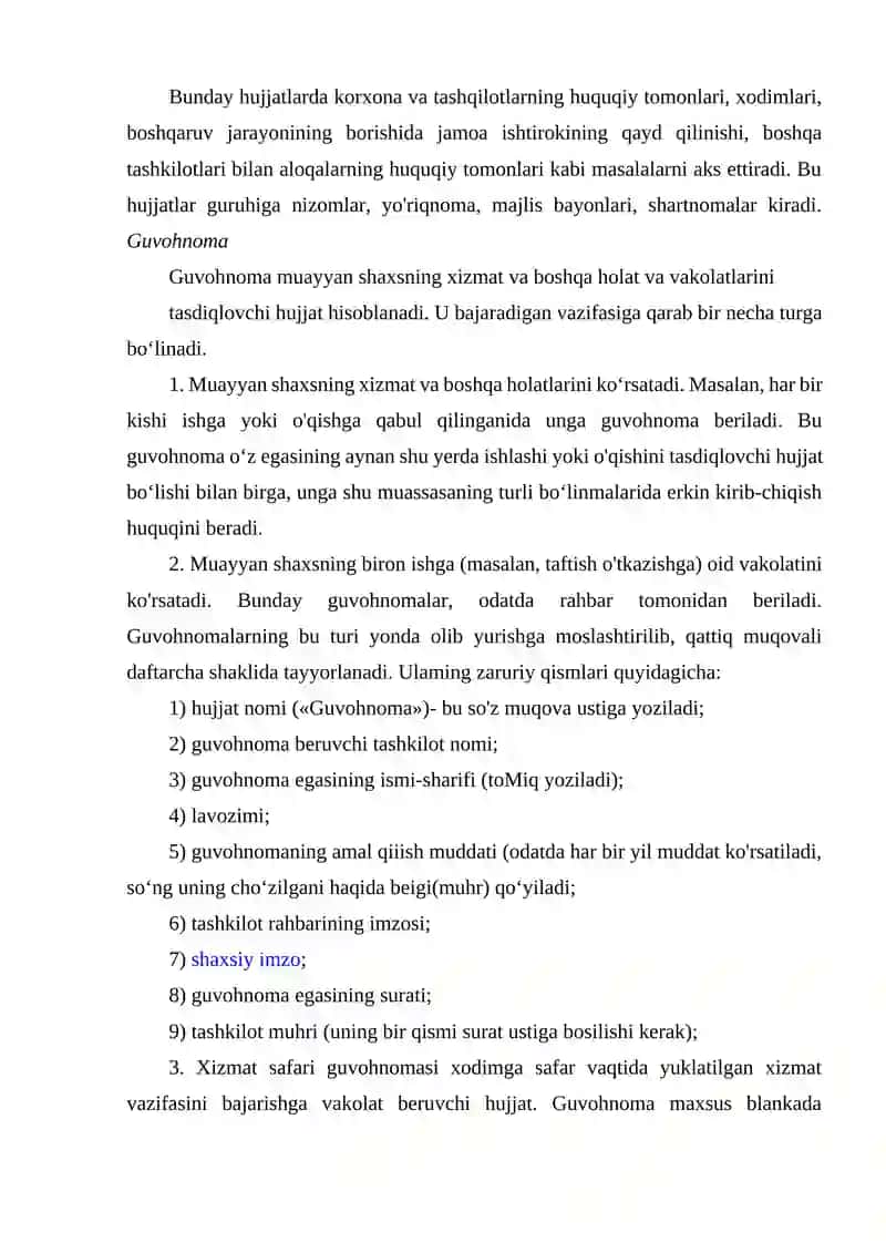 Tashkiliy hujjatlar 2