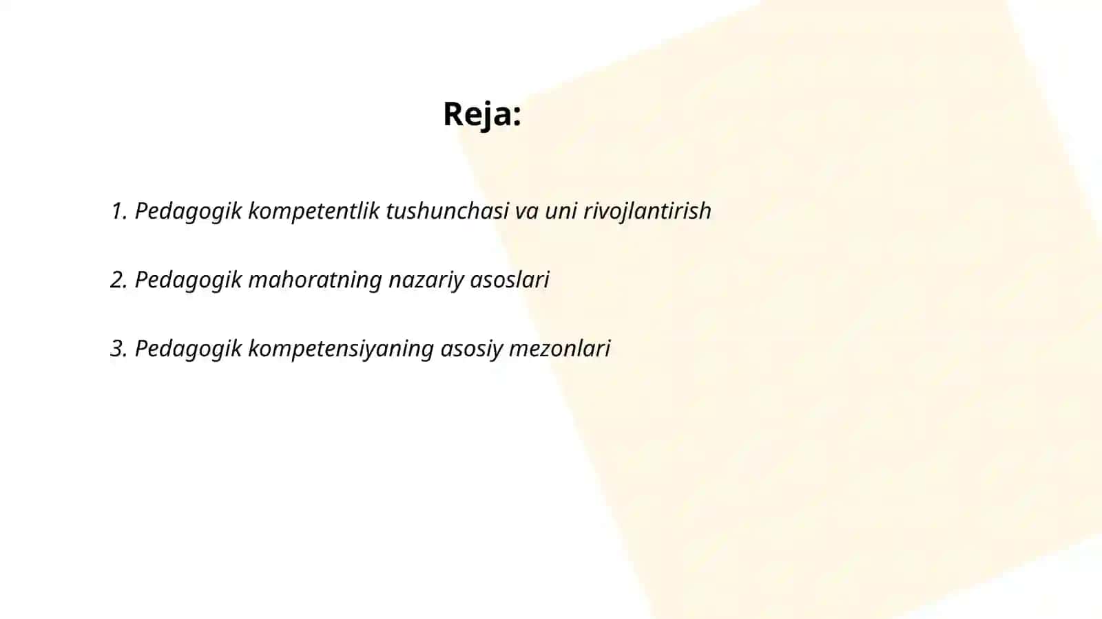 Pedagogik kompetentlikning nazariy-metodologik asoslari 2