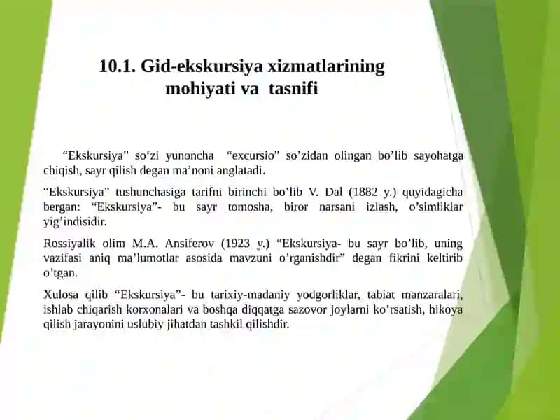 GID-EKSKURSIYA XIZMATLARINI AMALGA OSHIRISH JARAYOLARI 2