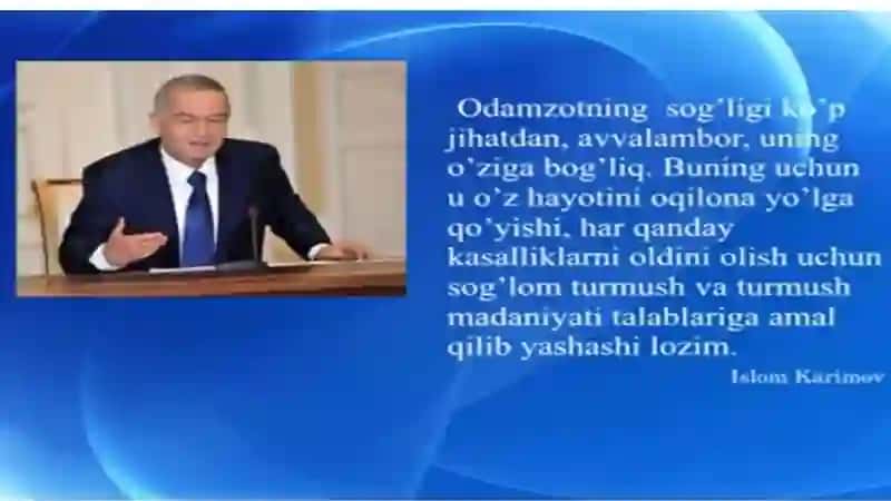 Sogʻlom turmush tarzi 2