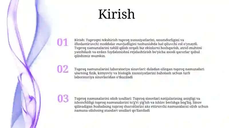 Labaratoriyada Tekshirish Uchun Tuproqdan Namuna Olish Va Uning Tekshirish Usullari 2