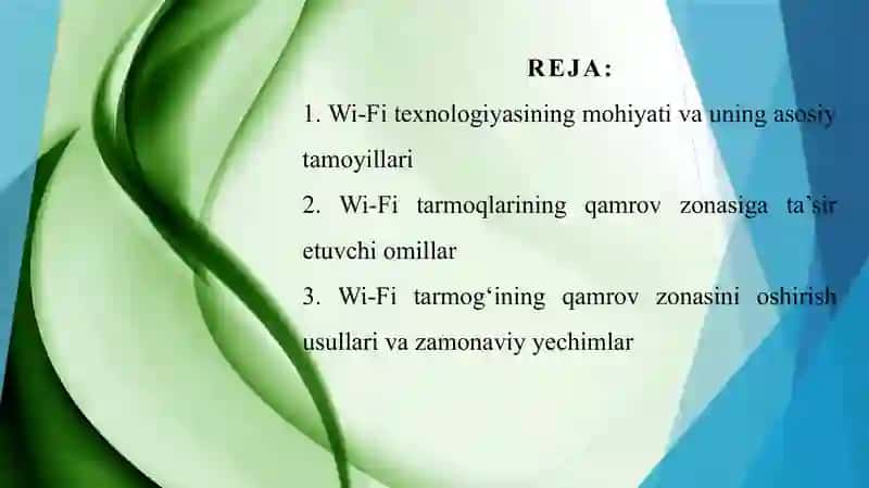 Wi-fi tarmogʻining qamrov zonasini oshirish usullari 2