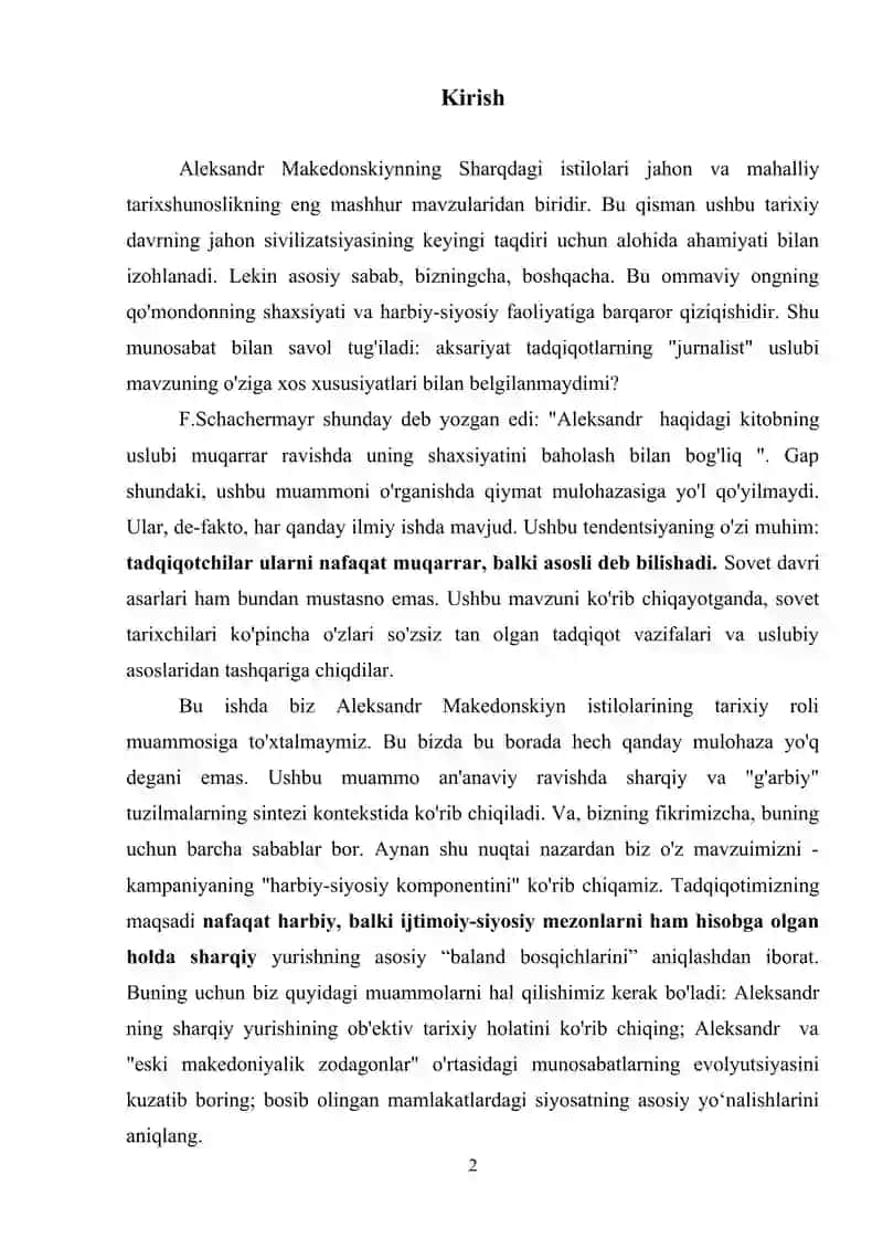 ALEKSANDR MAKEDONSKIYNING HARBIY YURISHLARI 2