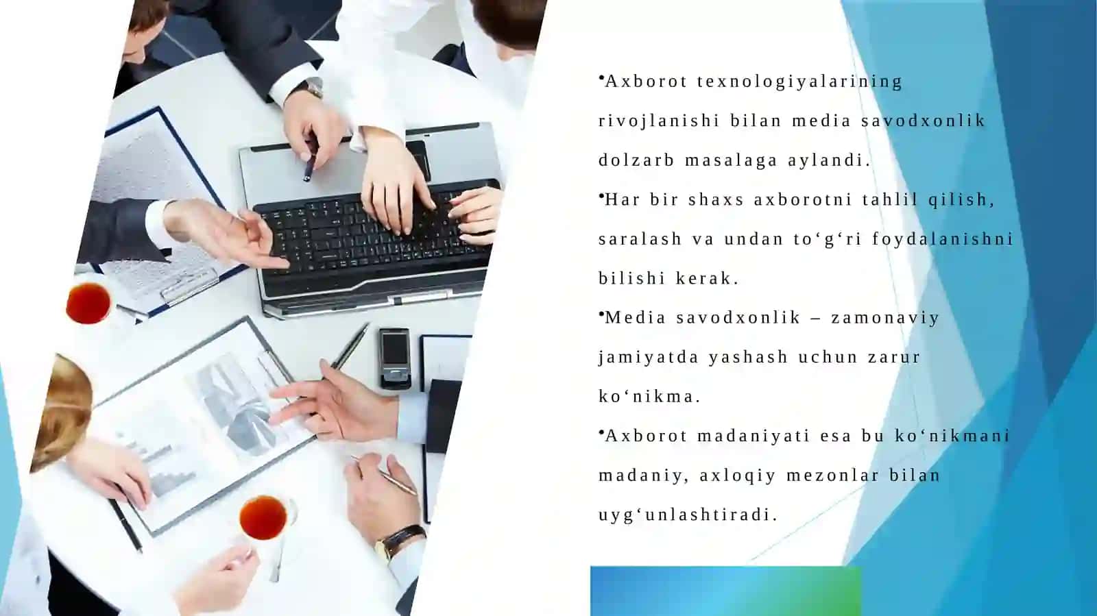 Mediasavodxonlik va axborot madaniyati 2