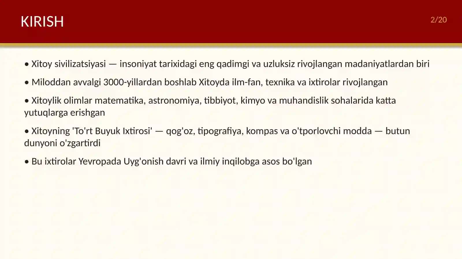 Qadimgi Xitoyda fan 2