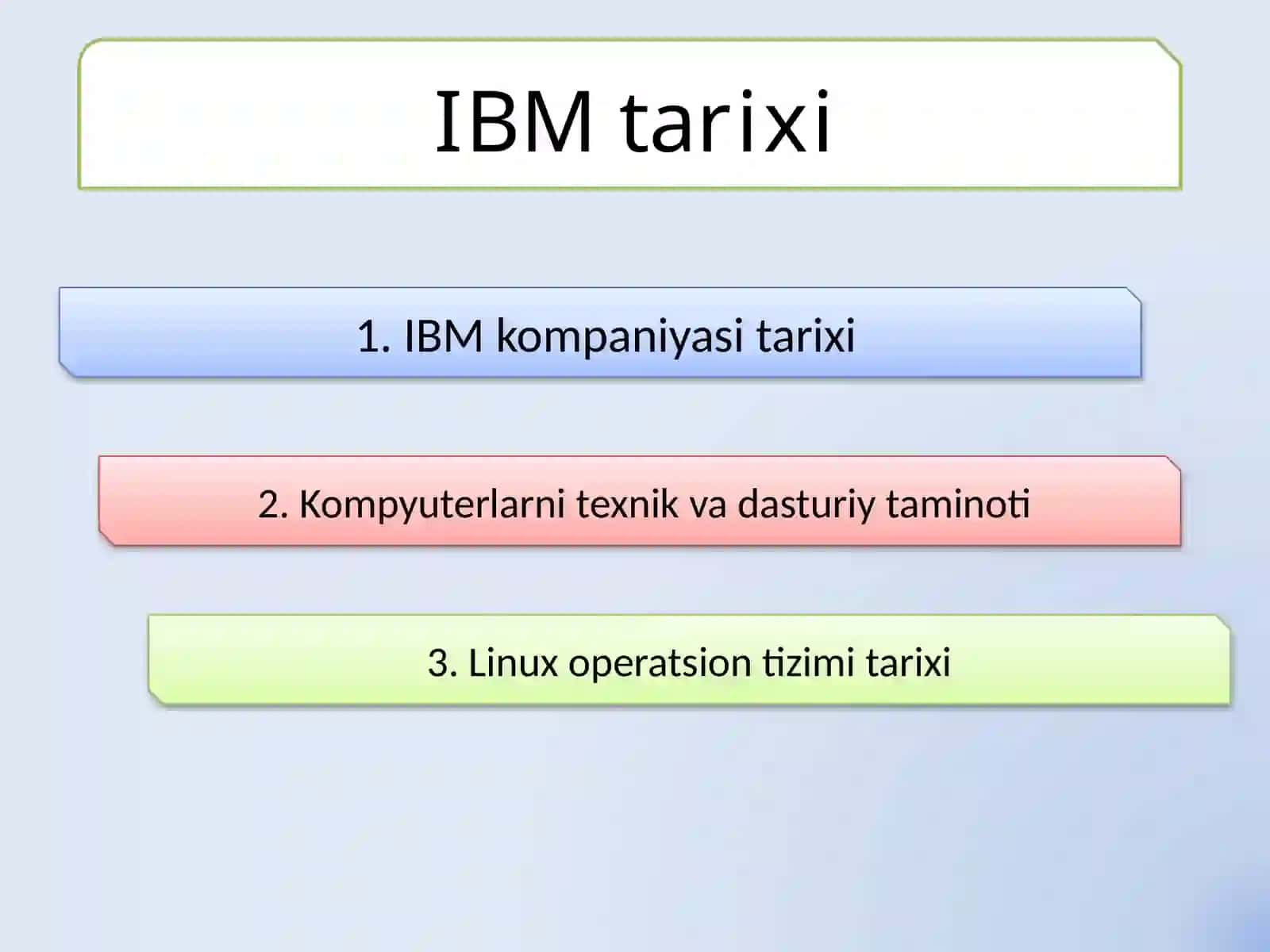 IBM kompaniyasi tarixi 2