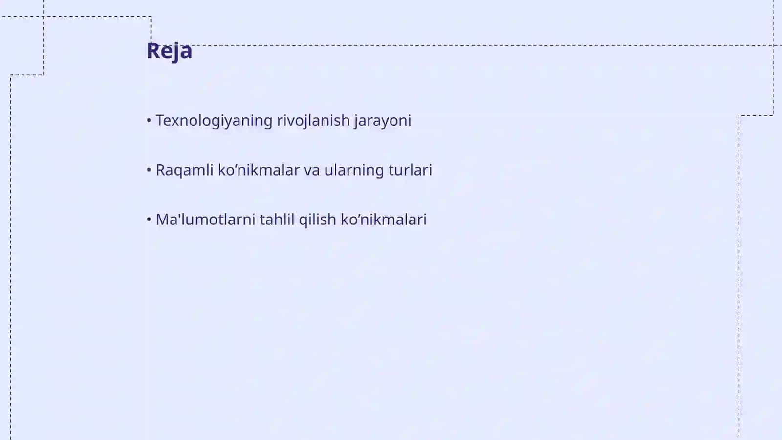 Texnologiya bilan bog’liq ko’nikmalar 2