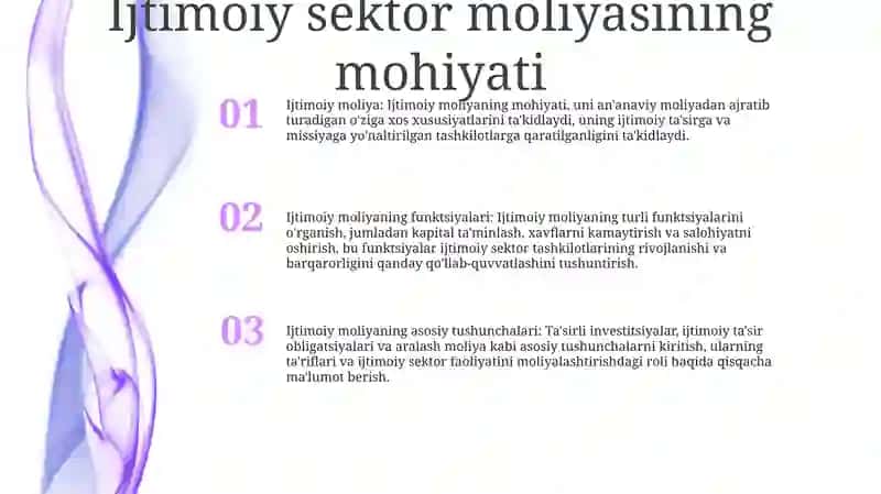 Ijtimoiy Soha Moliyasi: Mohiyati Va Funksiyalari 2