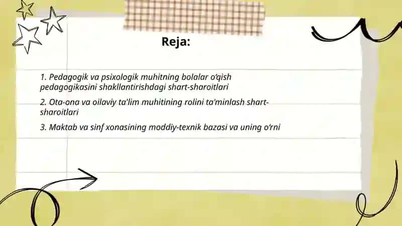 Bolalar o‘qish pedagogikasini shakllantirishning shart-sharoitlari 2