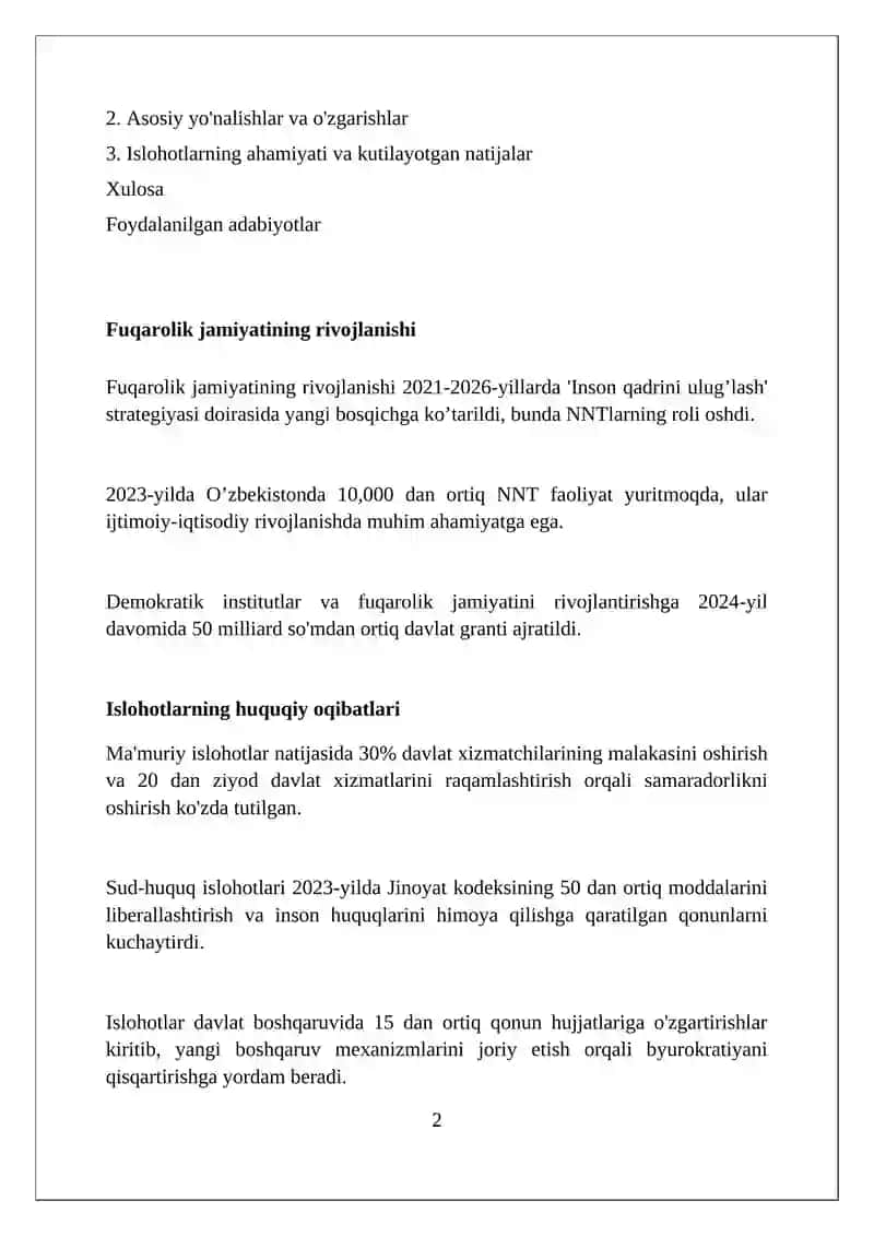 Konstitutsiyaviy islohotlar hamda mazmun-mohiyati 2
