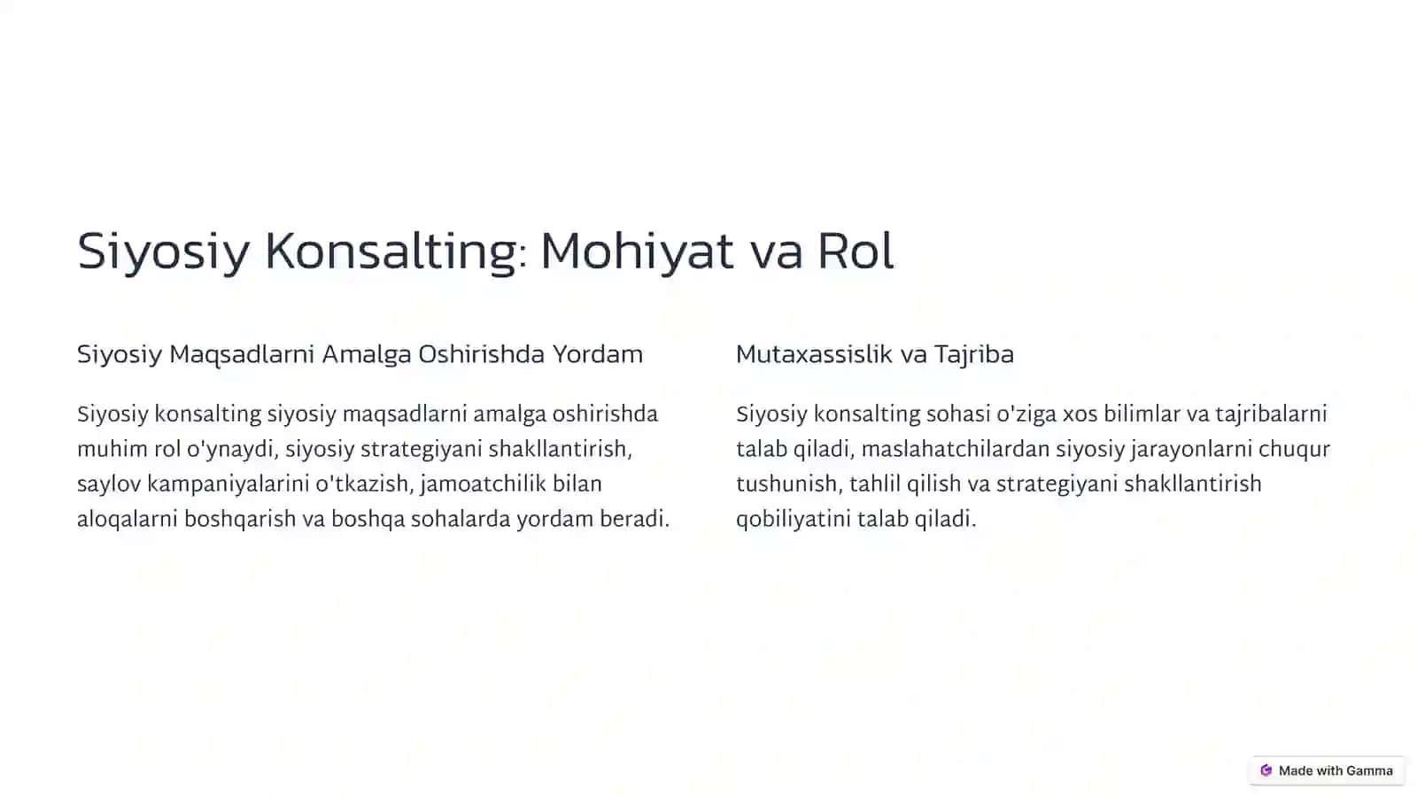Siyosiy Konsalting Asosiy Funktsiyalar va Turlar 2