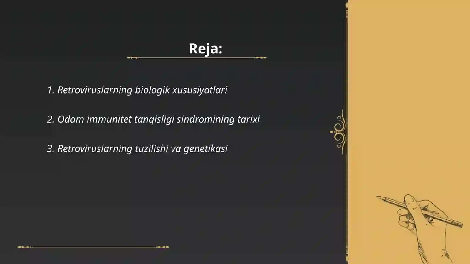 Retrviruslar Odam Immunitet tanqisligi Sindromi 2