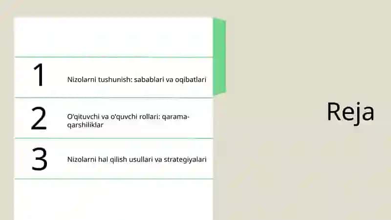 Ta`lim jarayonida yuzaga keladigan nizolar va ularning yechimlari 2