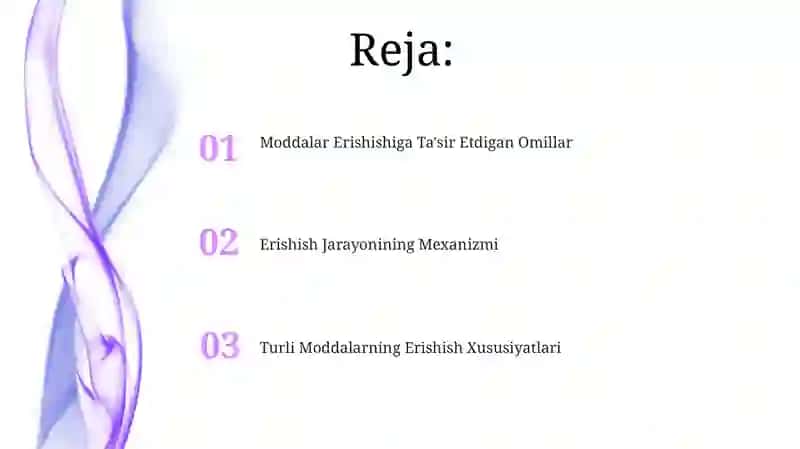 Eritmalar moddalar eruvchanligi 2