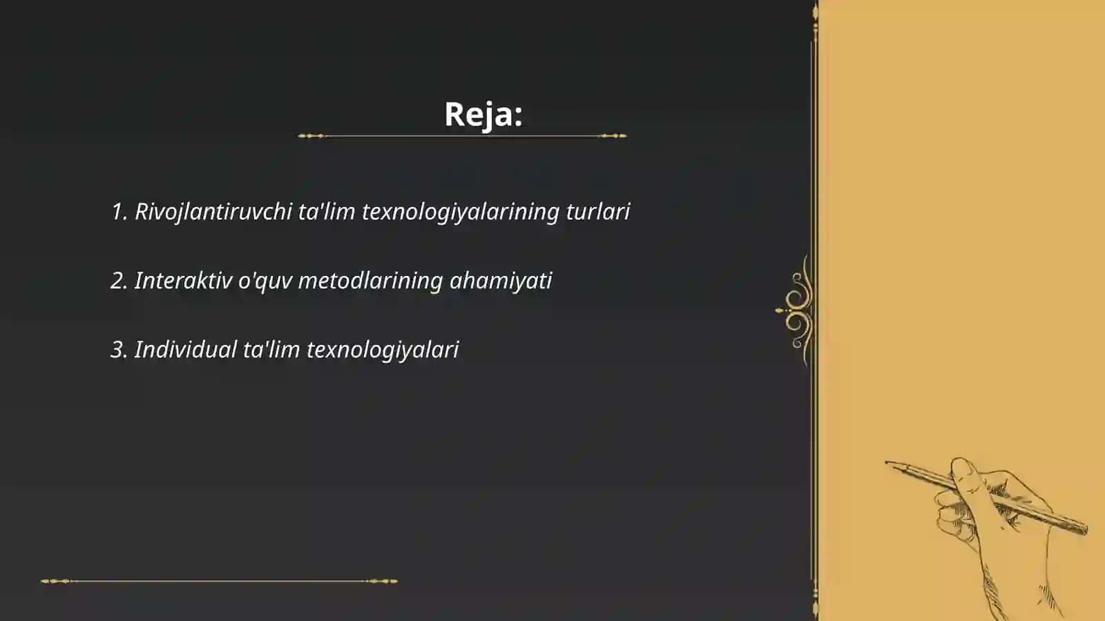 Rivojlantiruvchi talim texnologiyasidan foydalanish 2