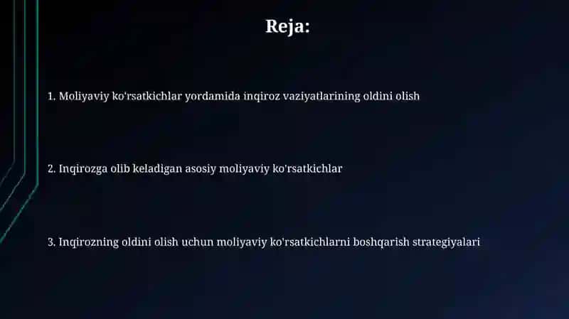 Krizis Vaziyatlarining Oldini Olish 2