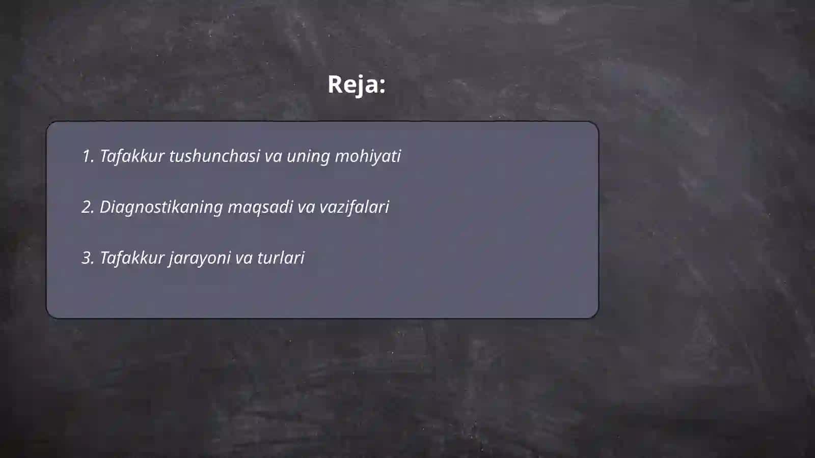Taffakur diagnostikasi 2