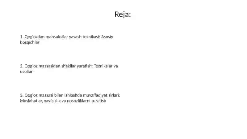 Qog'ozdan mahsulotlar yasash texnikasi 2