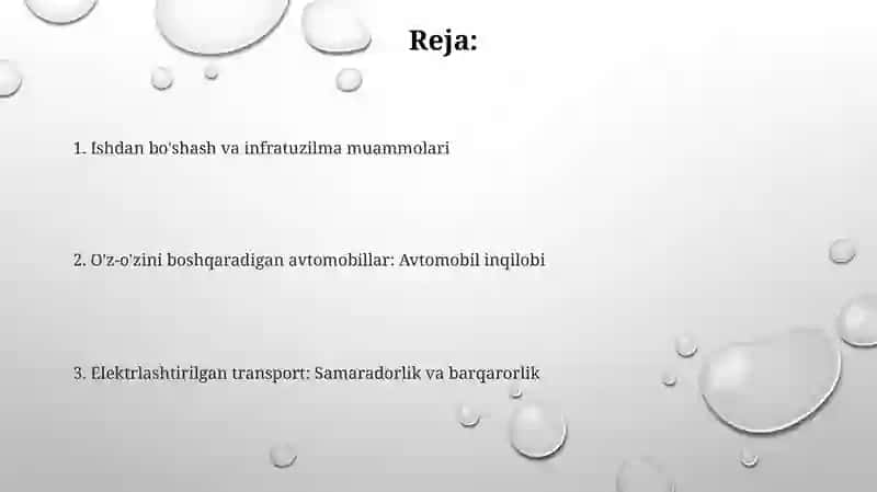 Avtonom haydovchi texnologiyalari 2