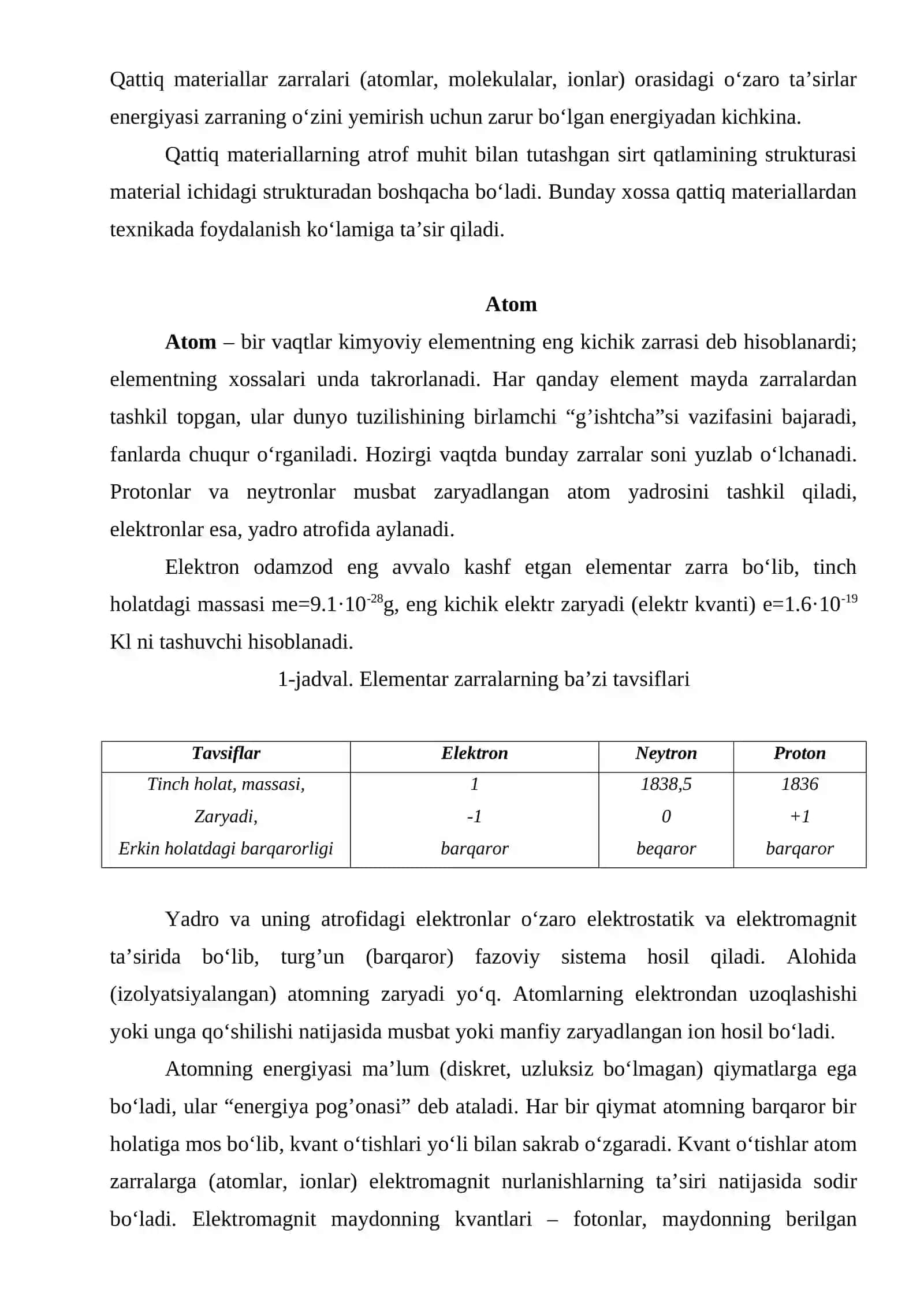 Materiallar strukturasi 2