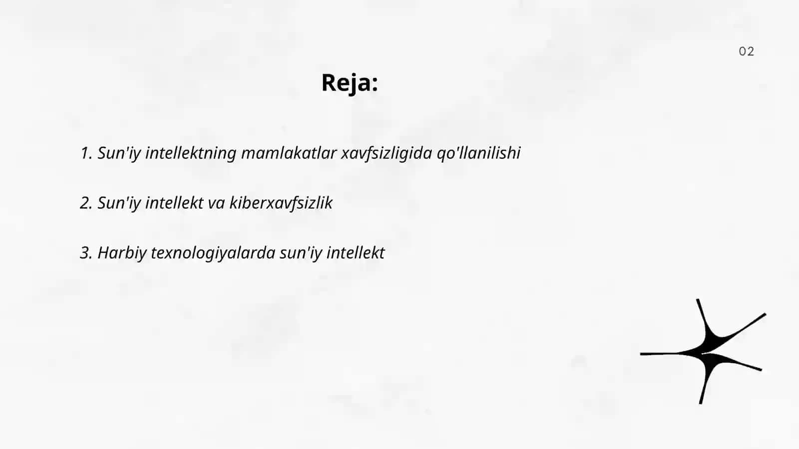 Sun'iy intellekt va xalqaro xavfsizklik 2