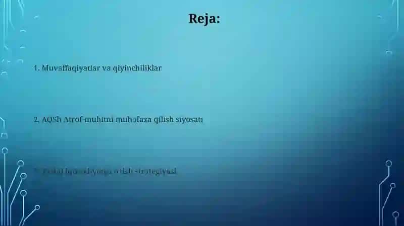 Atrof-muhit va ekologiya hamda yashil iqtisodiyoti 2