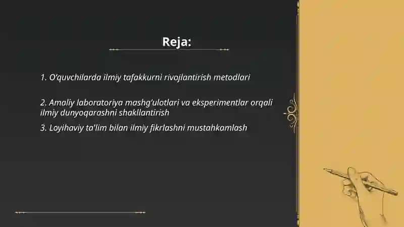 Oʻquvchilarni ilmiy dunyoqarashini shakillantirish 2