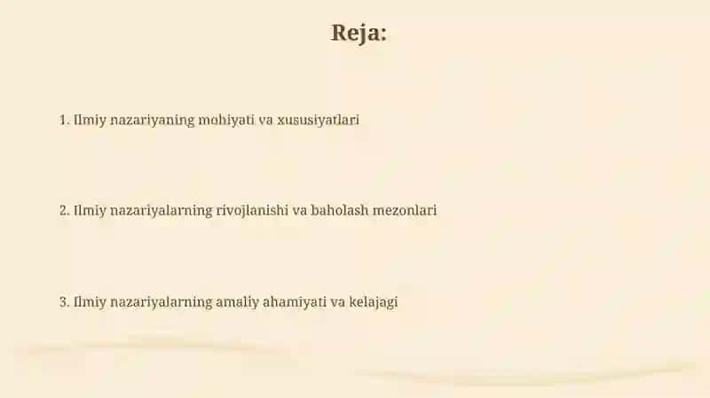 Ilmiy nazariy va ilmiy bilim shakli sifatida 2