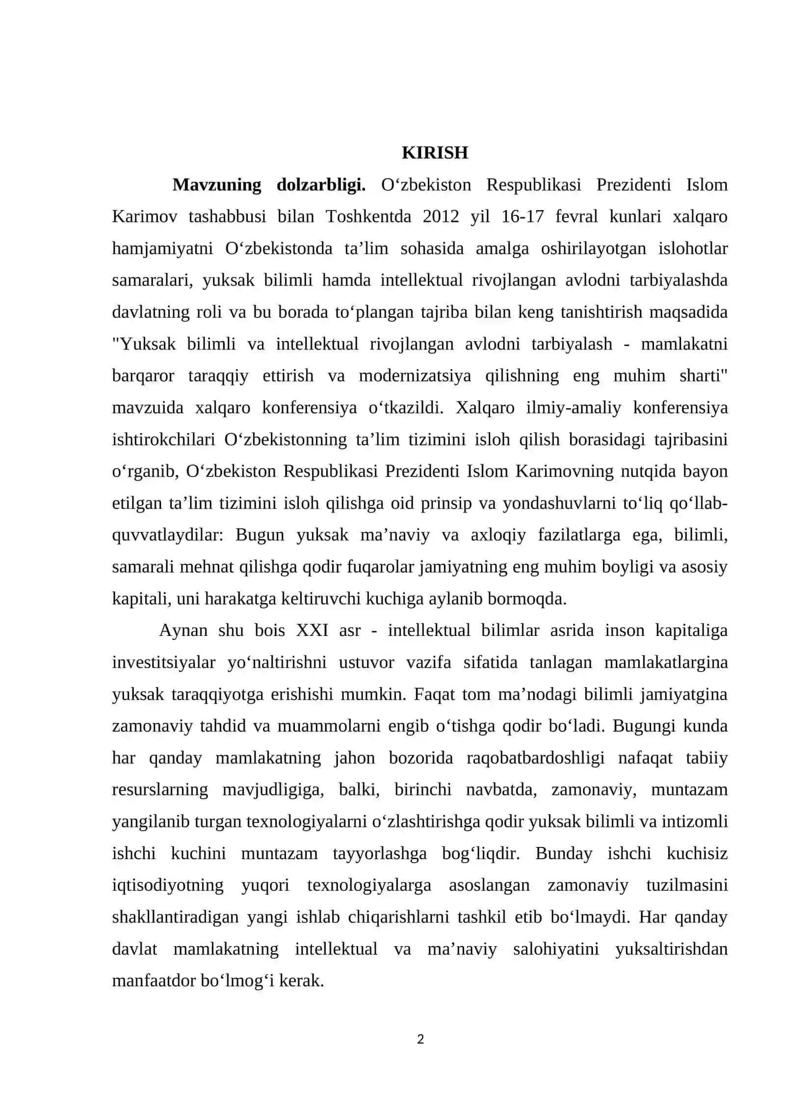 Ta'lim jarayonida interfaol metodlardan foydalanish 2