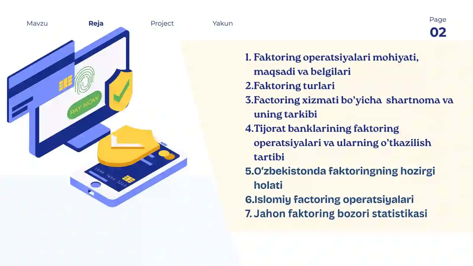 Tijorat banklarining faktoring operatsiyalari 2