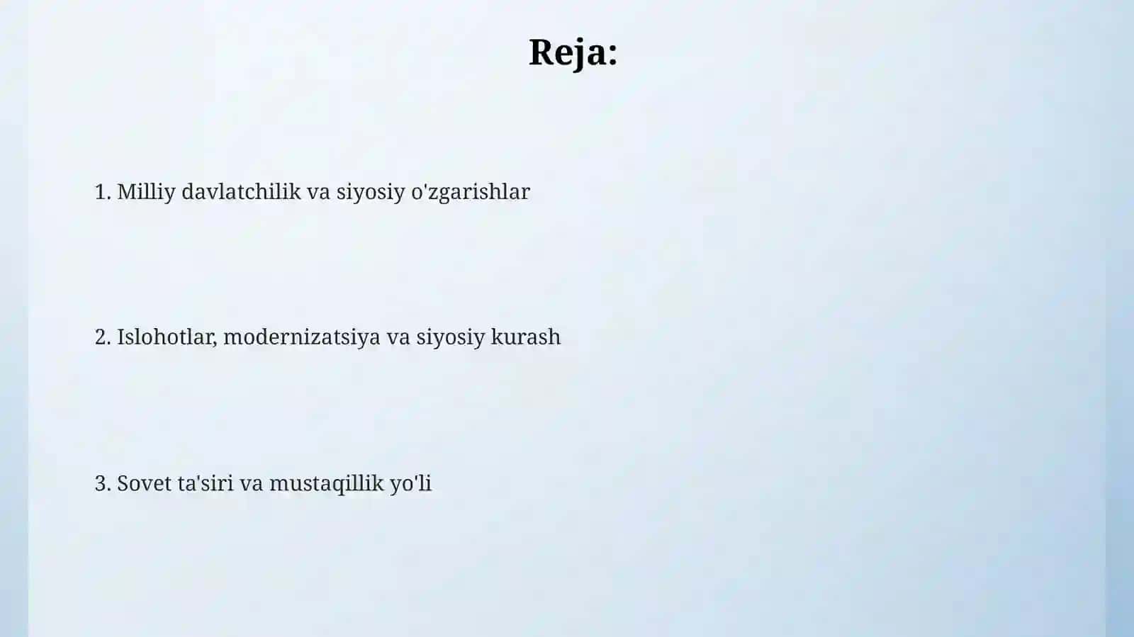 Jahon urushlari oralig'ida O'zbekiston va Turkiyada siyosiy hayot 2