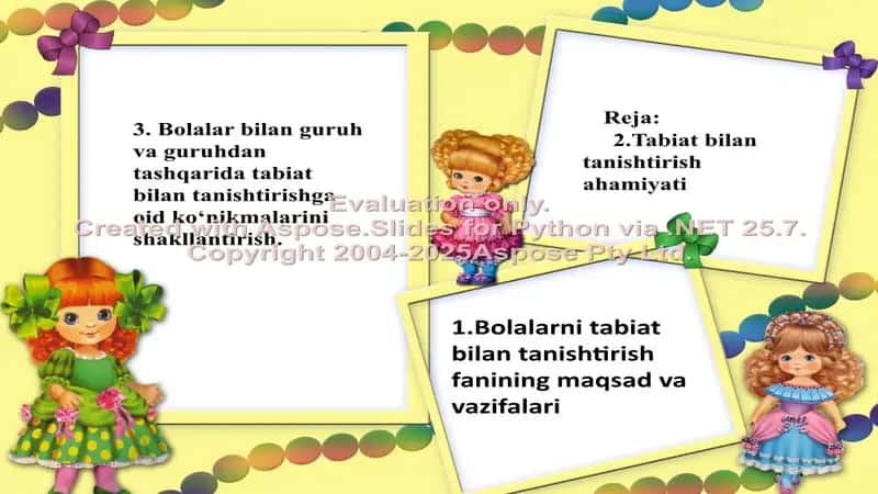 Bolalarni maktabga tayyorlashda tabiat bilan tanishtirish metodikasi 2