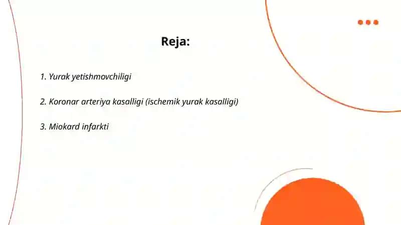 Yurak patalogiyalari 2
