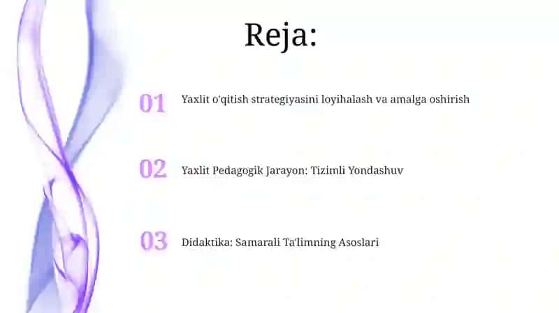 Yaxlit Pedagogik Jarayon: Tizimli Yondashuv 2