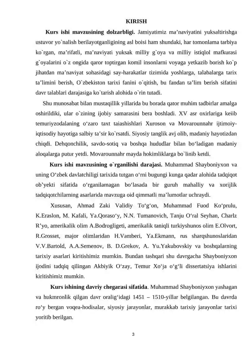 Shayboniylar Davlatida Qo‘shin Tuzilishi va Harbiy Ish 2