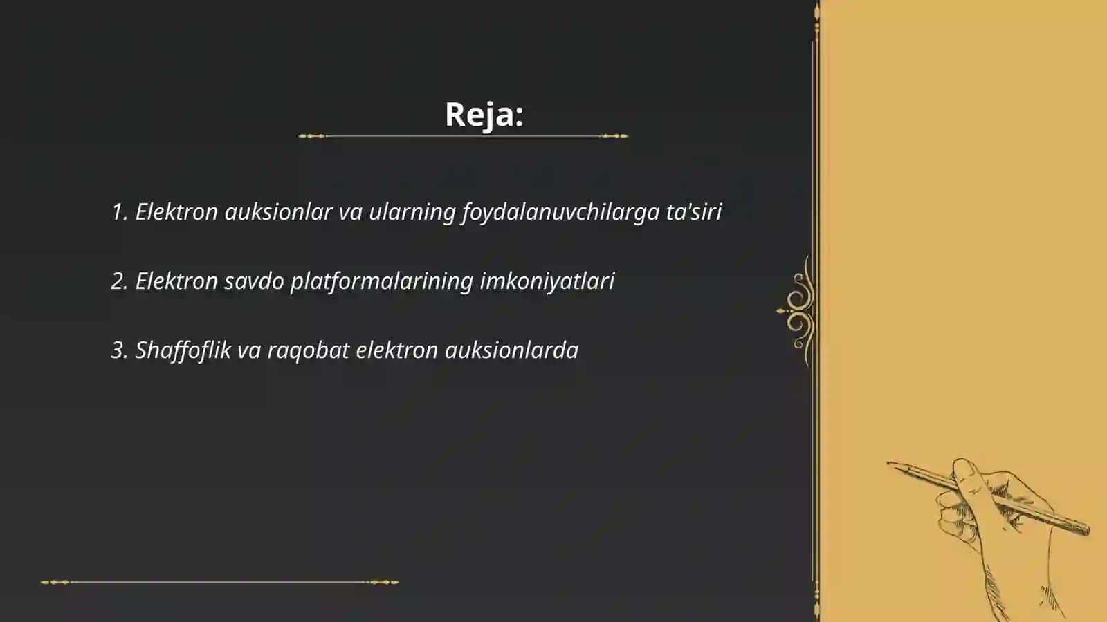 Elektron auksionlar va bozorning yangi imkoniyatlari 2