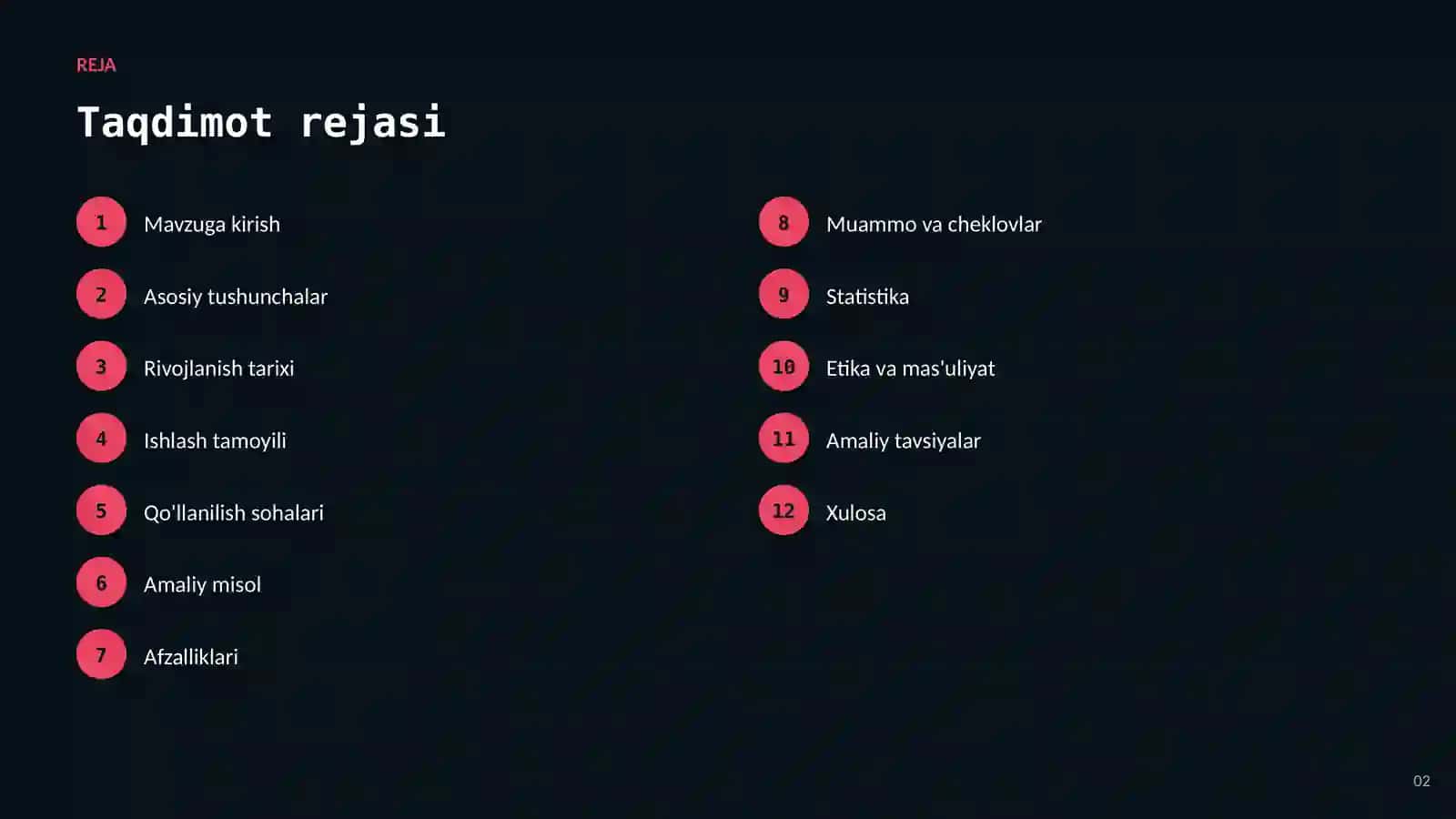 SUN'IY INTELLEKT • AI KIBERXAVFSIZLIKDA 2