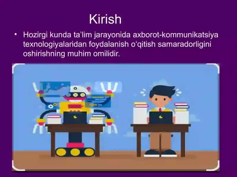 Ta'limda axborot-kommunikatsiya texnologiyalarining ahamiyati va rivojlanish tendensiyalari 2