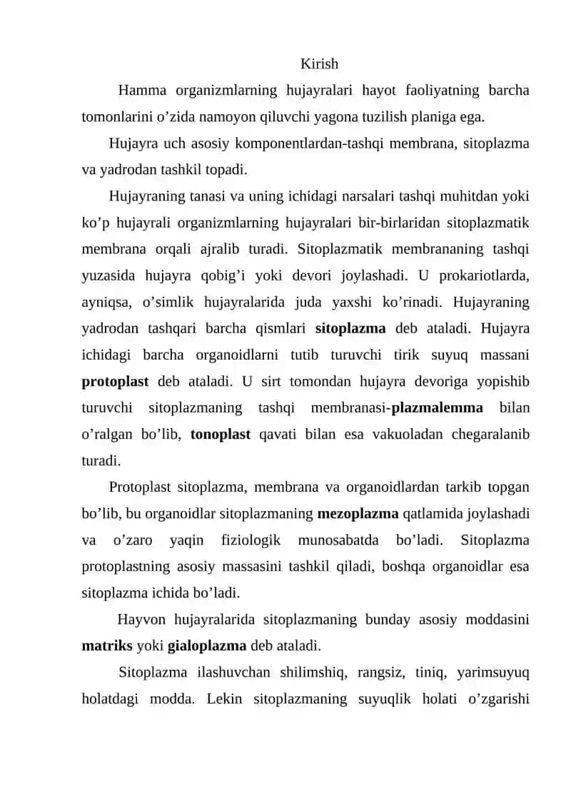 Sitoplazmaning vakuolyar tizimi hujayra patologiyasi 2