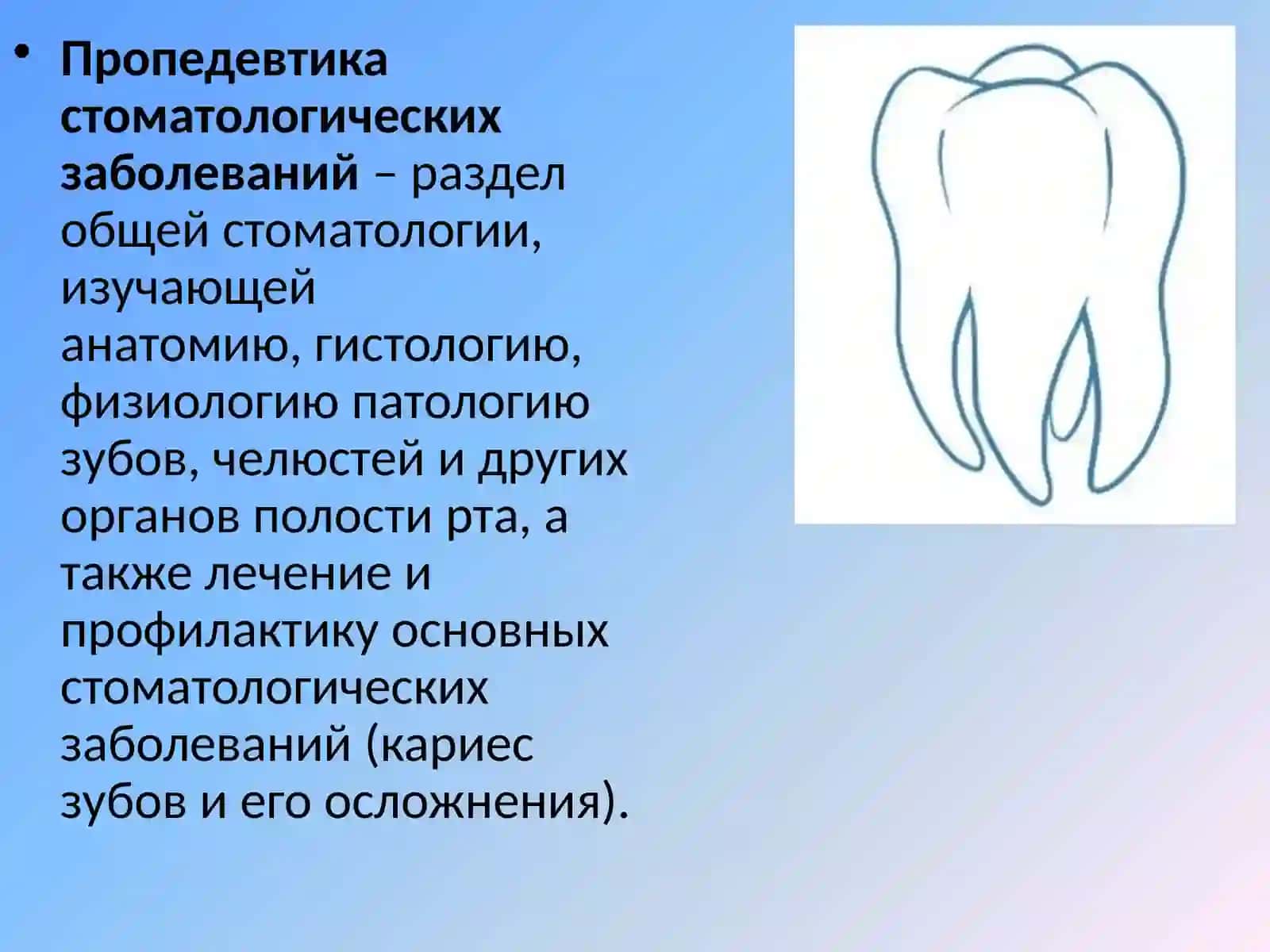 Пропедевтика стоматологических заболеваний 2