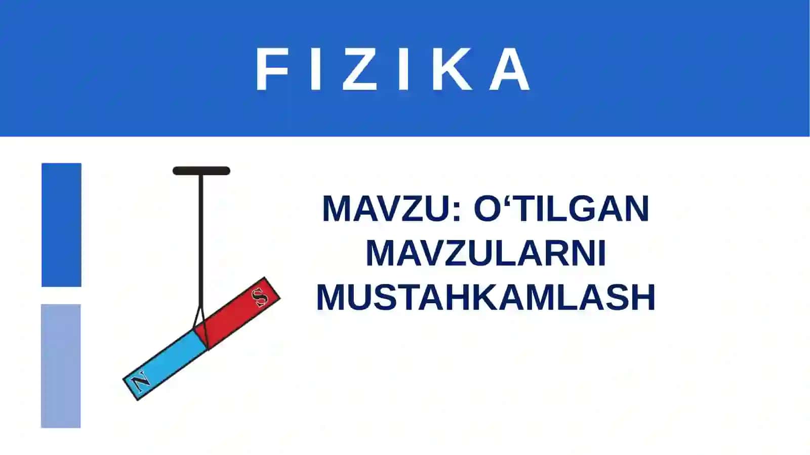 AbuRayhonBeruniy 8-sinf FIZIKA 2