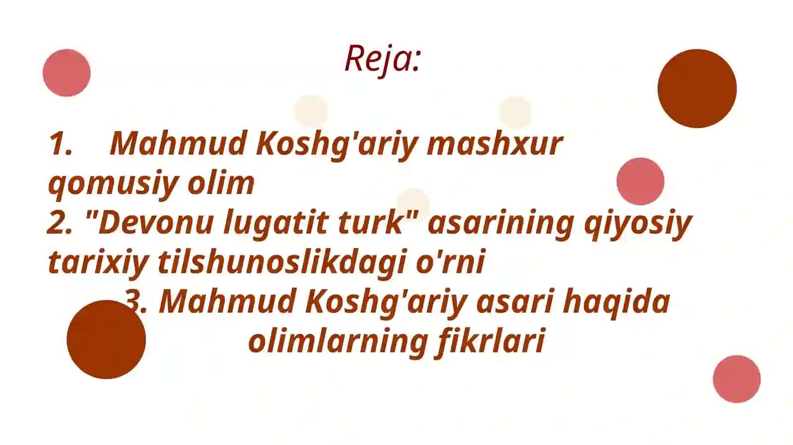 Mahmud Koshg'ariy - qiyosiy - tarixiy tilshunoslikning asoschisi 2