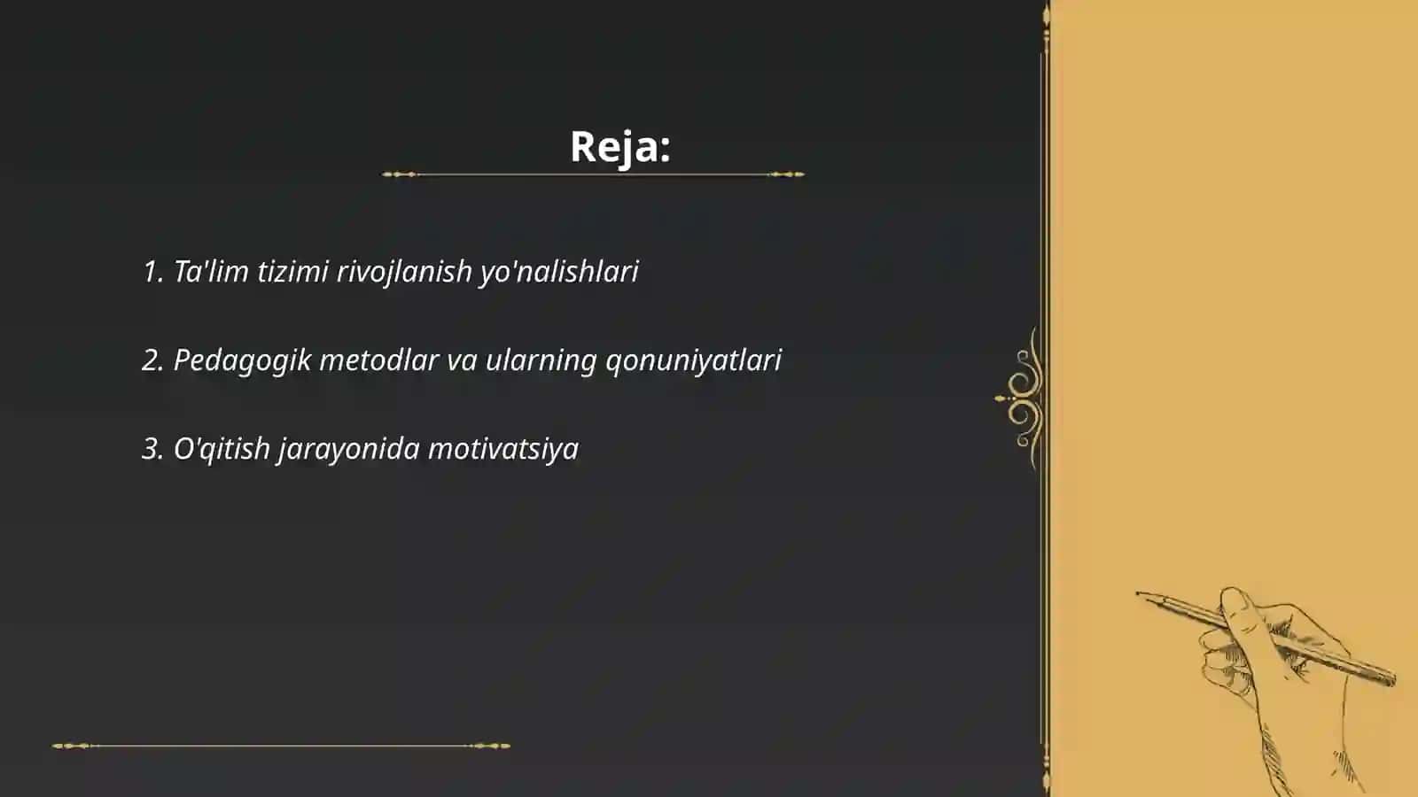 Ta'lim qonuniyatlari 2