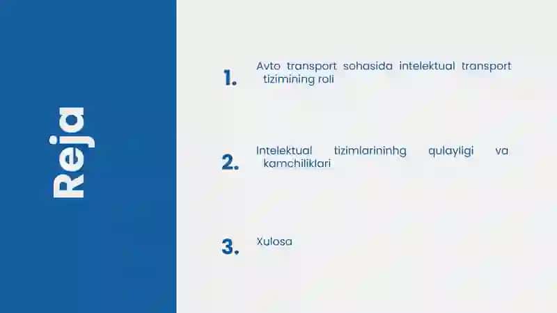Intelektual Transport Tizimlari 2