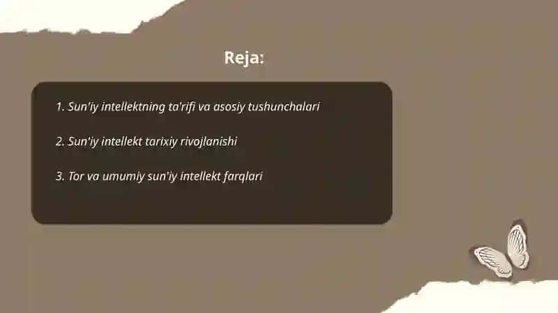 Suniiy intellekt nima.? 2
