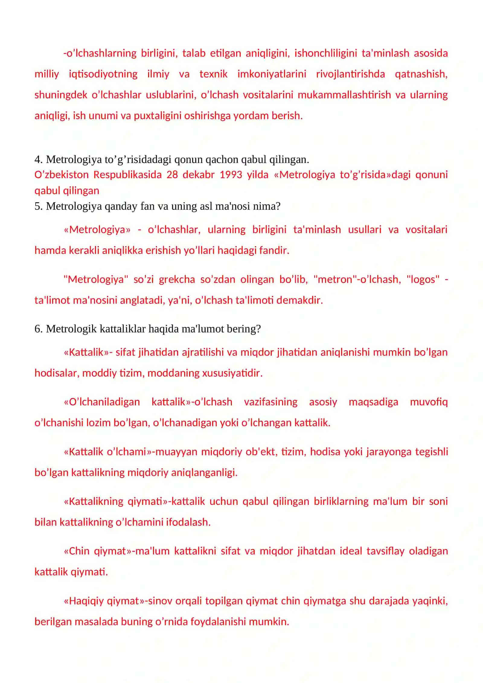 O’zbеkiston o’lchashlar birligini ta'minlash tizimi 2