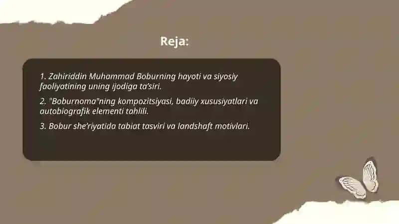 Zahiriddin Muhammad Bobur, Gulxaniy va Amiriy hayoti va ijodiy merosi, asarlari tahlili 2