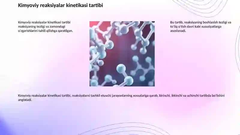 Kimyoviy reaksiyalar kinetikasi kimyoviy muvozanat va Le-Shatelye prinsipi 2