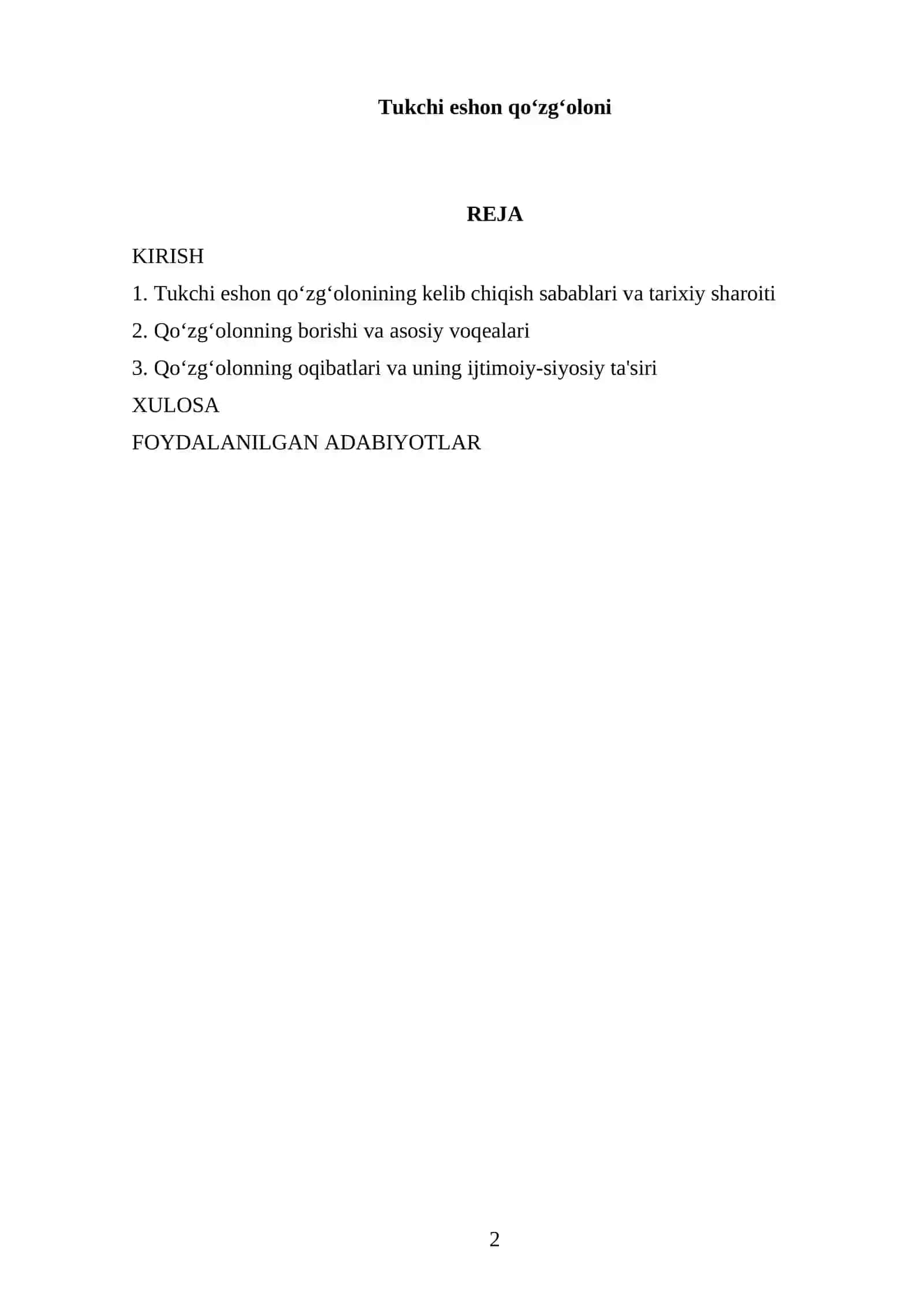 Tukchi eshon qoʻzgʻoloni 2